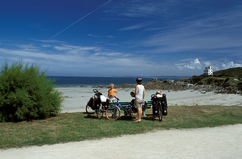 Pause am Strand Locquirec
Bretagne 2005
Keywords: Rad;Frankreich;2005