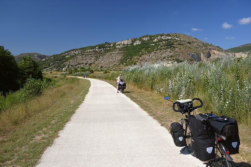 Via Rhôna auf Höhe Drôme-Mündung
Via Rhôna 2017
Keywords: Rad;2017;Frankreich