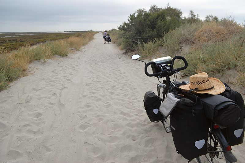 Sandpiste in der Camargue
Via Rhôna 2017
Keywords: Rad;2017;Frankreich