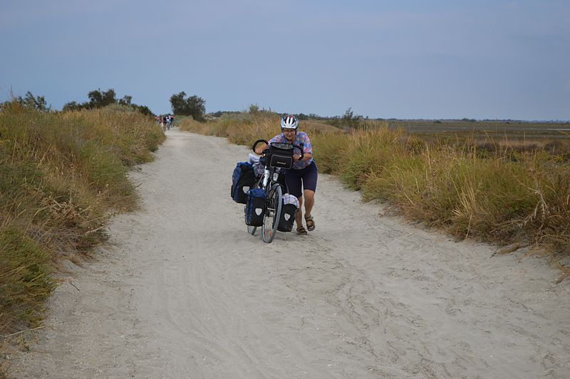 Sandpiste in der Camargue
Via Rhôna 2017
Keywords: Rad;2017;Frankreich